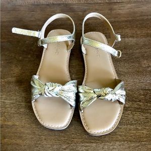 Cat And Jack Kids gold sandals - Size 1